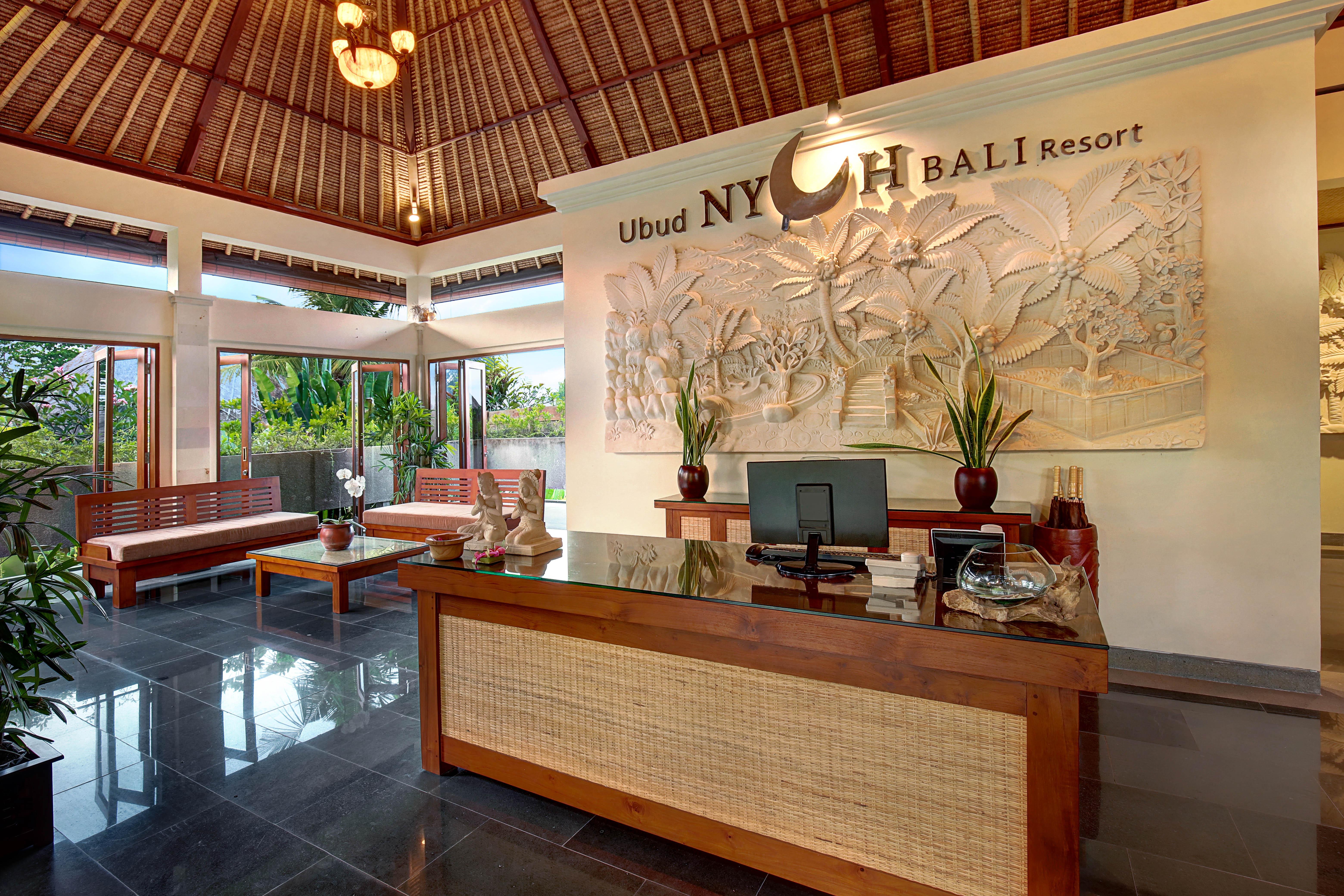 Ubud Nyuh Bali Resort & Spa Exterior foto Ubud NY Hotel Lobby